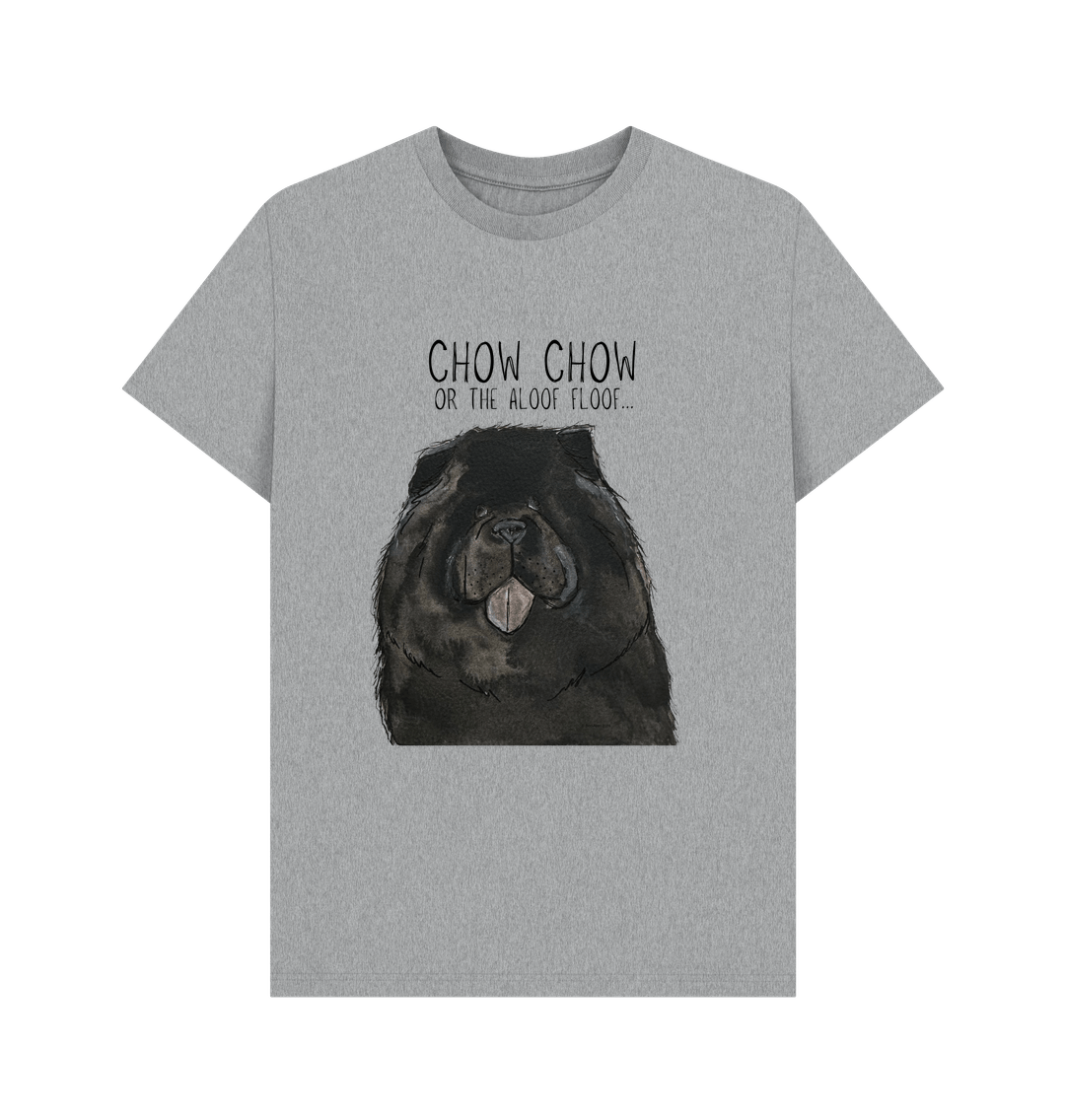 Athletic Grey Black Chow Chow Men's T Shirt