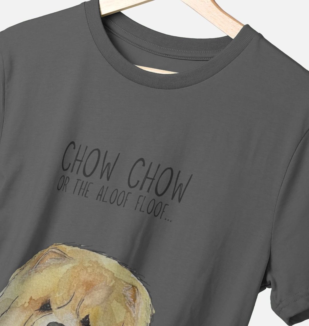 Fawn Chow Chow "Aloof Floof" Men's T-Shirt – Style with a Fluffy Twist!