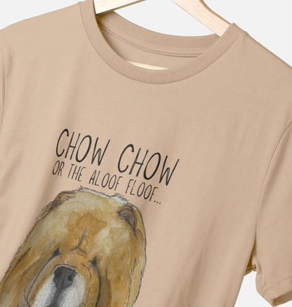 Show Off Your Aloof Floof with This Fun Red Chow Chow Tee!