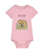 Cutest Little Pup: Fawn Chow Chow Baby Bodysuit!