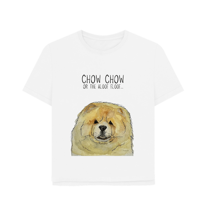 White Fawn Chow Chow Women's Relaxed Fit T Shirt