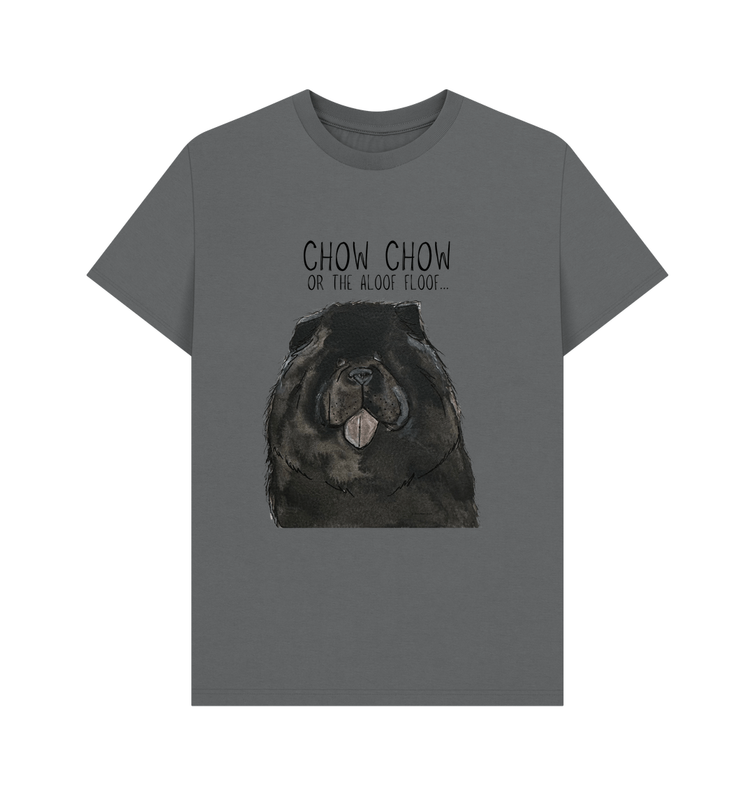 Slate Grey Black Chow Chow Men's T Shirt