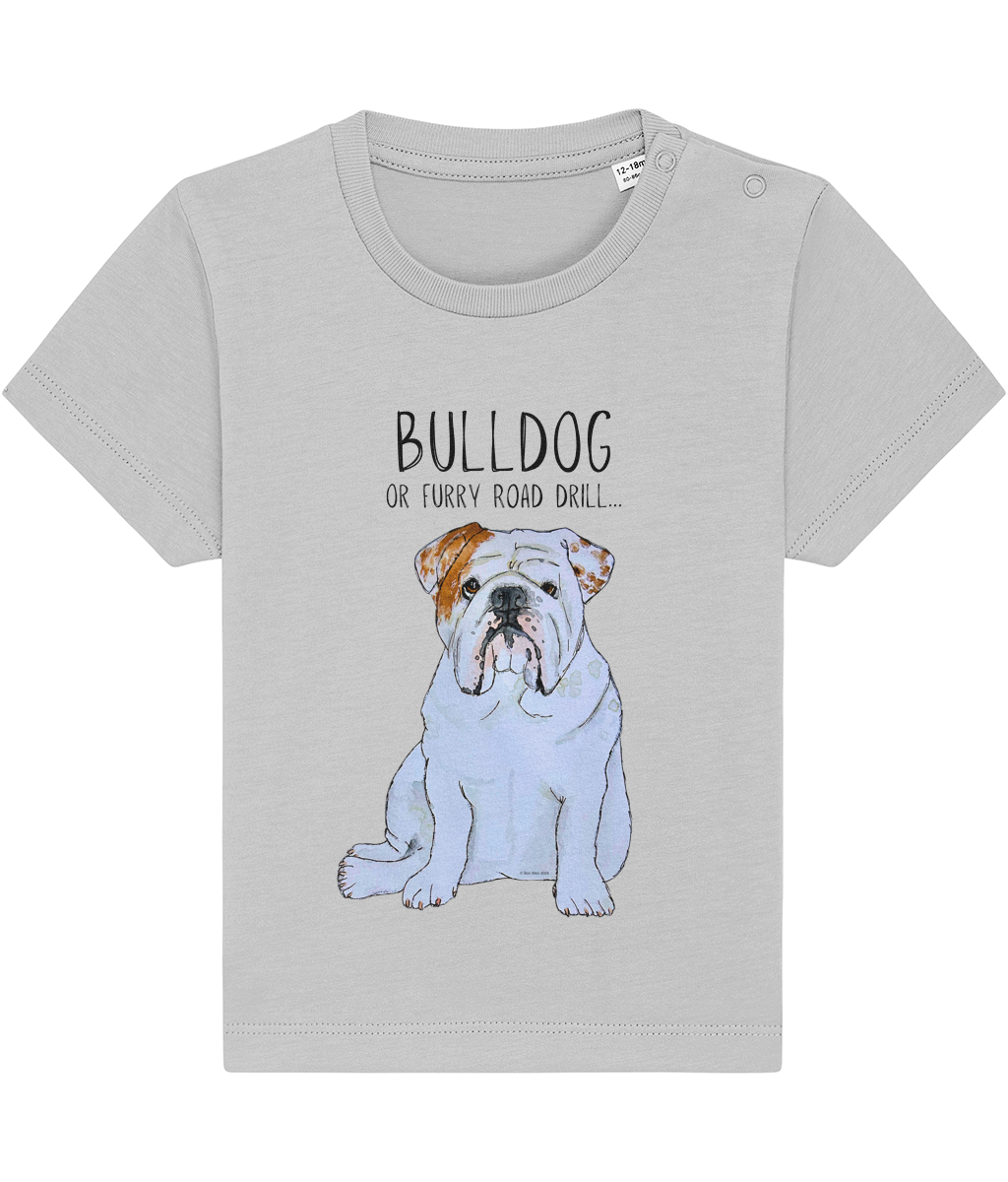 Bulldog Baby T-Shirt for Little Rebels!