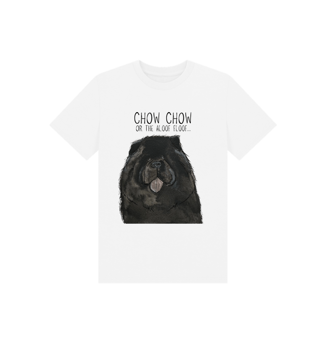 White Black Chow Chow Children's T Shirt