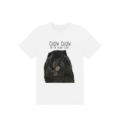 White Black Chow Chow Children's T Shirt