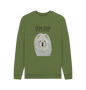 Khaki Cream Chow Chow Men's Crew Neck Sweatshirt