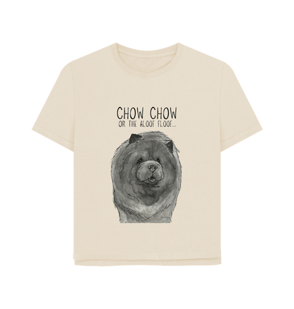 Oat Blue Chow Chow Women's Relaxed Fit T Shirt