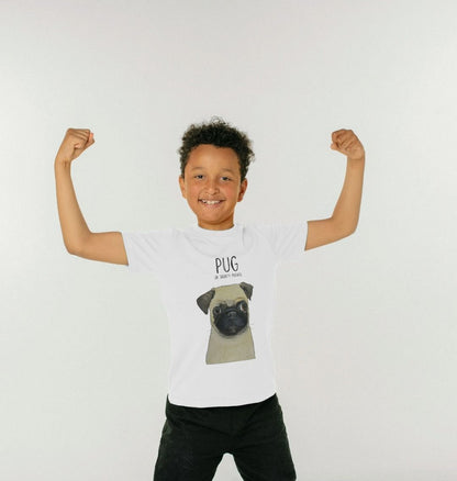 Pug Power! Adorable Kids Pug Print T-Shirt for the Ultimate Cute Look