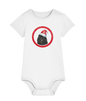 Tis the Season to Be Stubborn: Black Chow Chow Baby Christmas Bodysuit