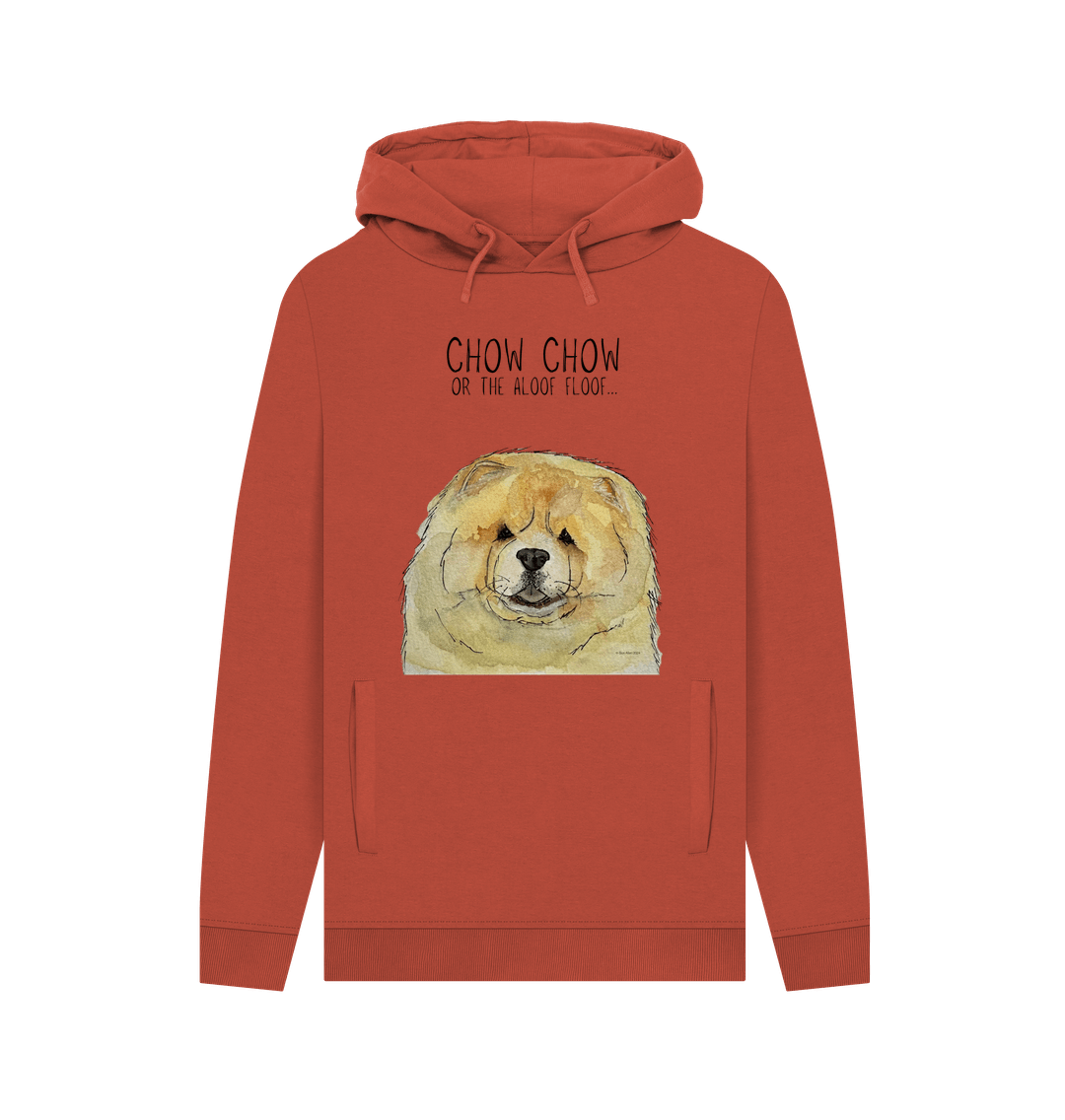 Rust Fawn Chow Chow Men's Hoodie