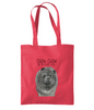 Carry Style Everywhere with the Blue Chow Chow Tote Bag – Featuring the Aloof Floof!