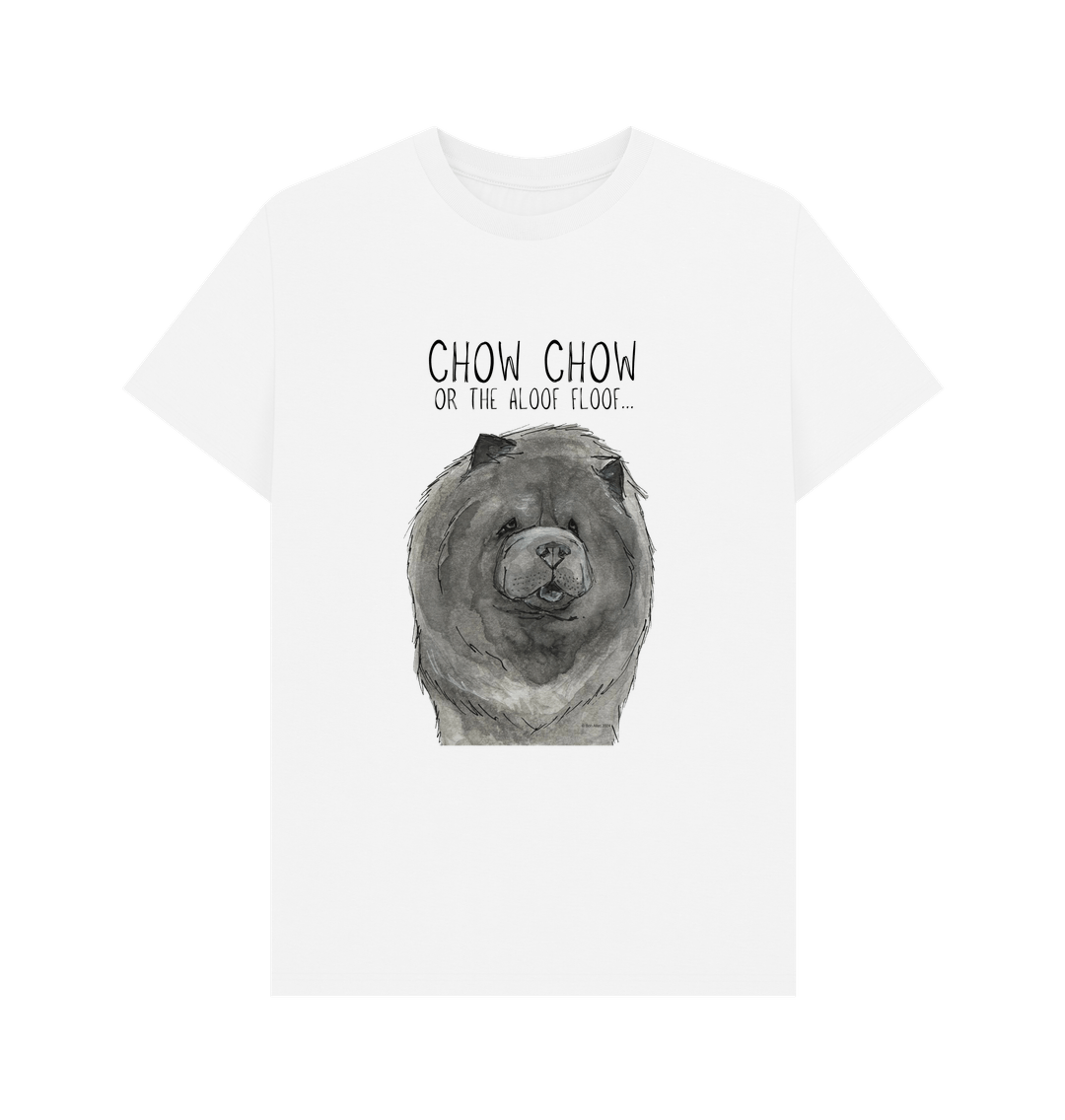 White Blue Chow Chow Men's T Shirt