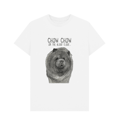 White Blue Chow Chow Men's T Shirt