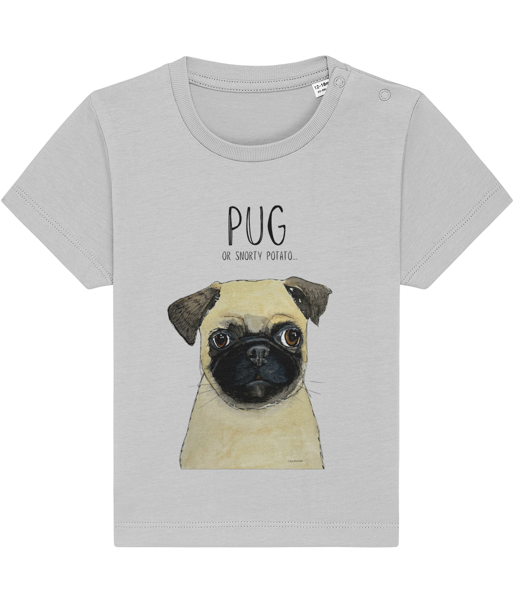 Pug Baby T-Shirt – Tiny Tee, Major Cuteness!