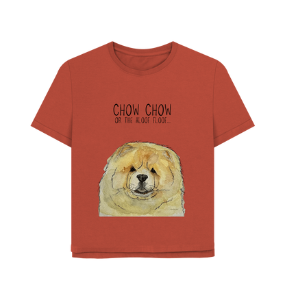 Rust Fawn Chow Chow Women's Relaxed Fit T Shirt