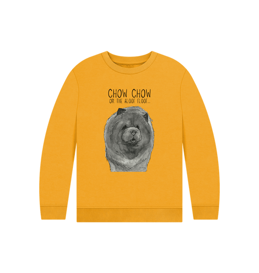 Mustard Blue Chow Chow Child's Sweatshirt