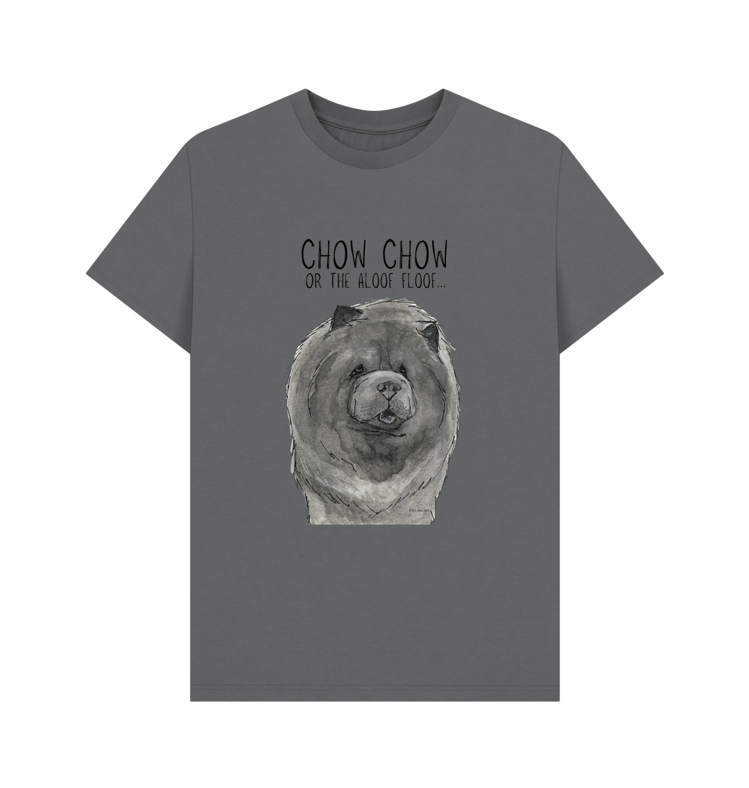 Slate Grey Blue Chow Chow Men's T Shirt