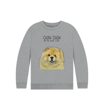 Athletic Grey Fawn Chow Chow Child's Sweatshirt