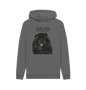 Slate Grey Black Chow Chow Men's Hoodie