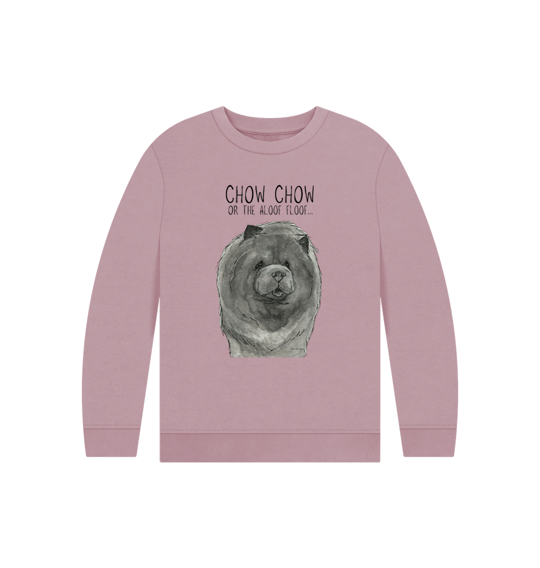 Mauve Blue Chow Chow Child's Sweatshirt