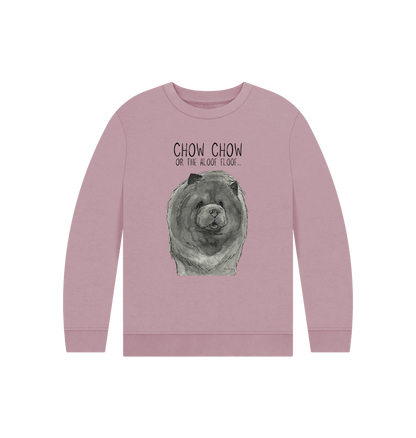 Mauve Blue Chow Chow Child's Sweatshirt