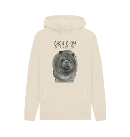 Oat Blue Chow Chow Men's Hoodie