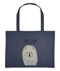 Carry Your Style with the Cream Chow Chow "Aloof Floof" Shopping Bag