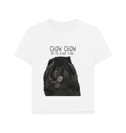 White Black Chow Chow Women's Relaxed Fit T Shirt