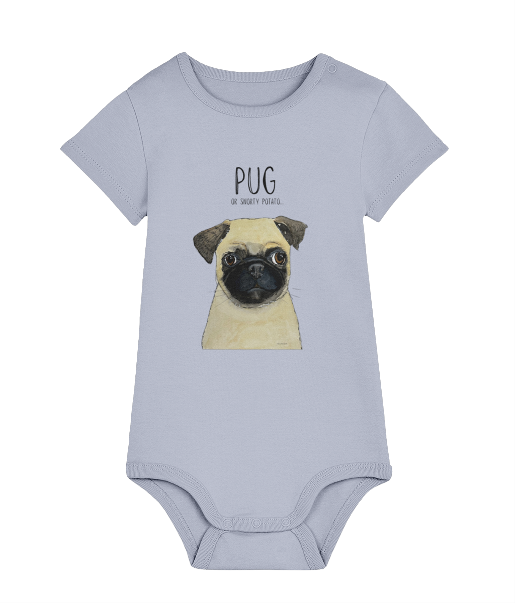 Pug Baby Bodysuit – Cuteness Overload for Your Little Pug-Lover!