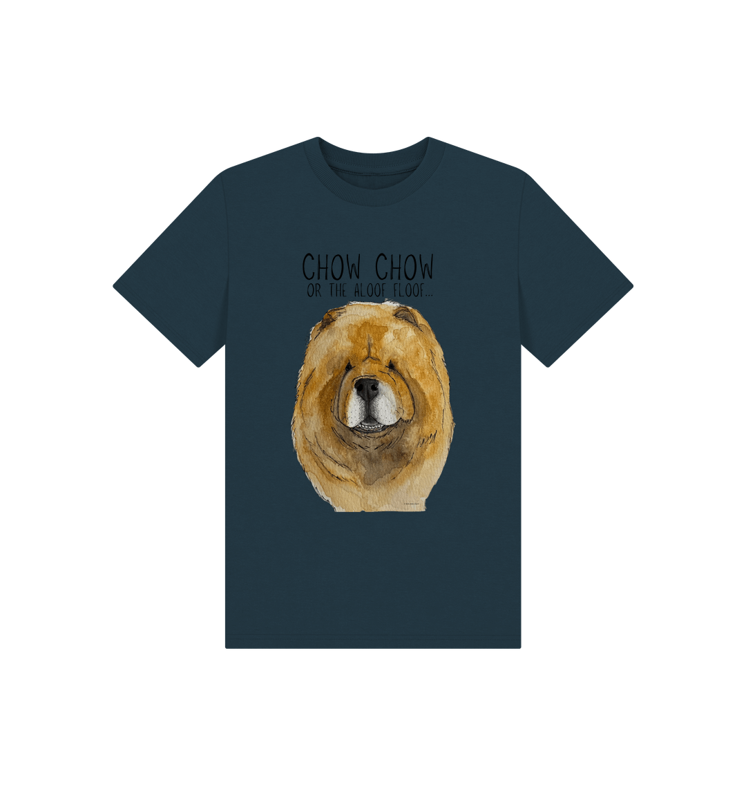 Denim Blue Red Chow Chow Child's T Shirt