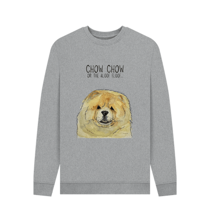 Light Heather Fawn Chow Chow Men's Crew Neck Sweatshirt