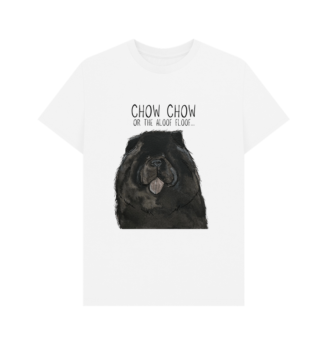 White Black Chow Chow Men's T Shirt