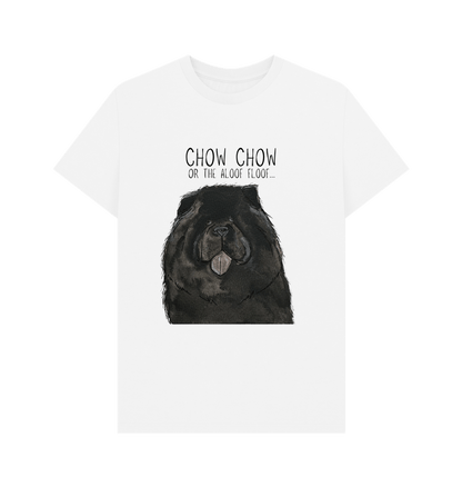 White Black Chow Chow Men's T Shirt