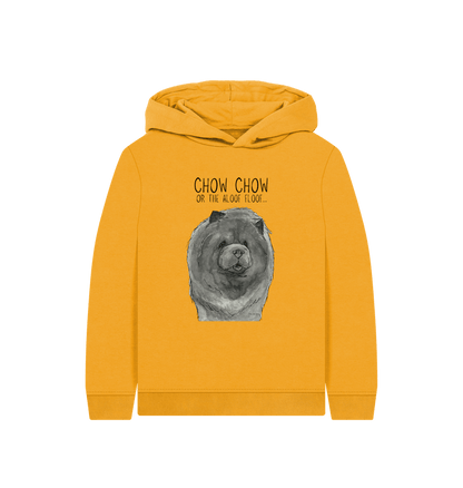 Mustard Blue Chow Chow Child's Hoodie