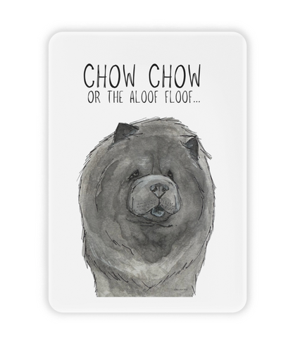 Blue Chow Chow Ceramic Fridge Magnet – Bring Pawsome Charm to Your Kitchen