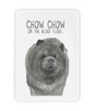 Blue Chow Chow Ceramic Fridge Magnet – Bring Pawsome Charm to Your Kitchen