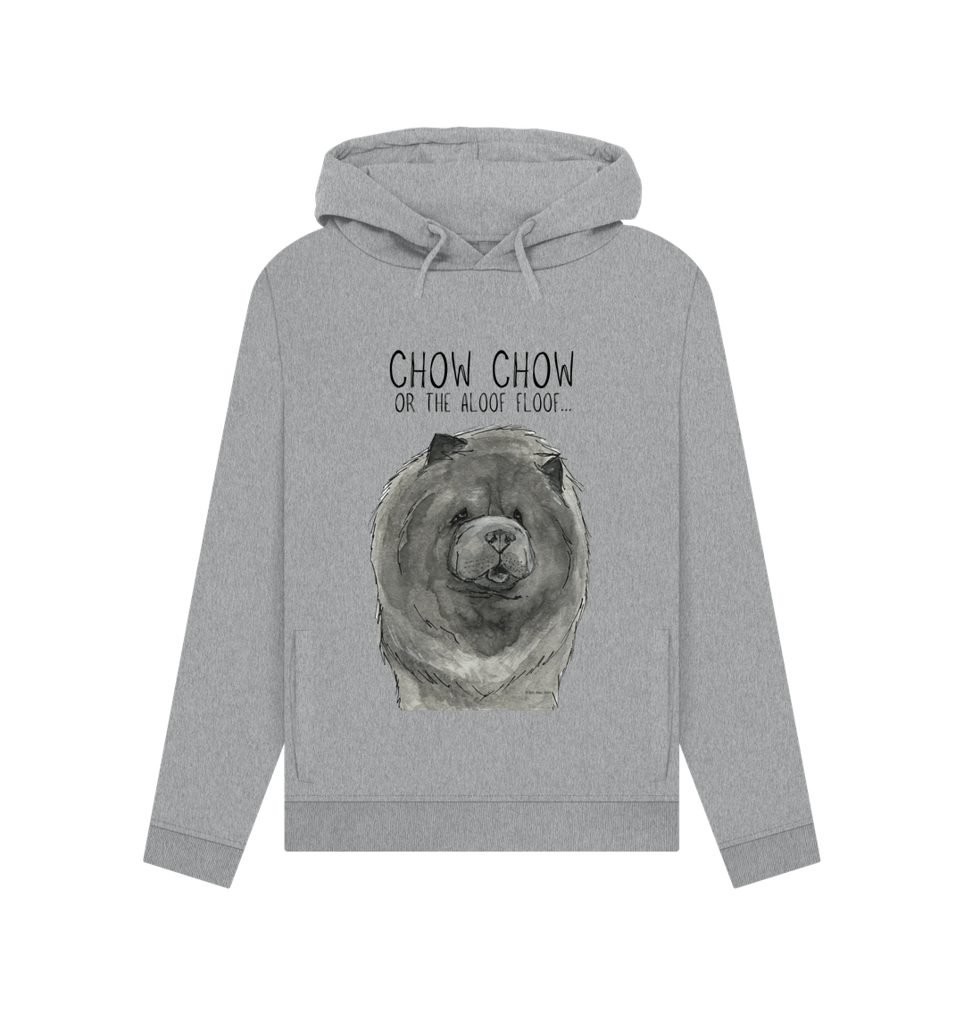 Light Heather Blue Chow Chow Women's Hoodie