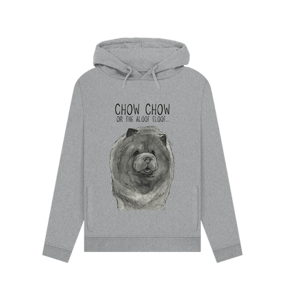 Light Heather Blue Chow Chow Women's Hoodie