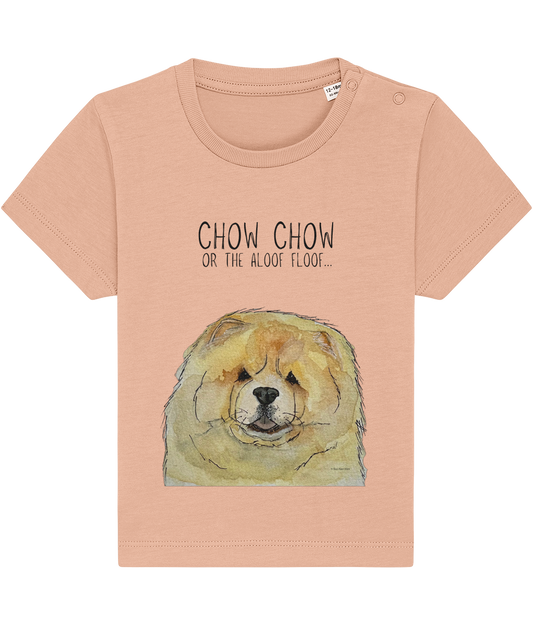 Pawsitively Adorable: Fawn Chow Chow Baby T-Shirt!