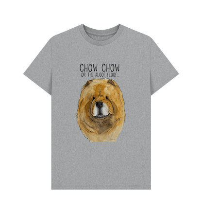 Athletic Grey Red Chow Chow Men's T Shirt