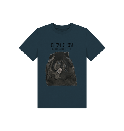 Denim Blue Black Chow Chow Children's T Shirt