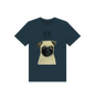 Denim Blue Pug Child's T Shirt