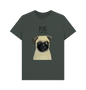 Dark Grey Pug Men's T Shirt