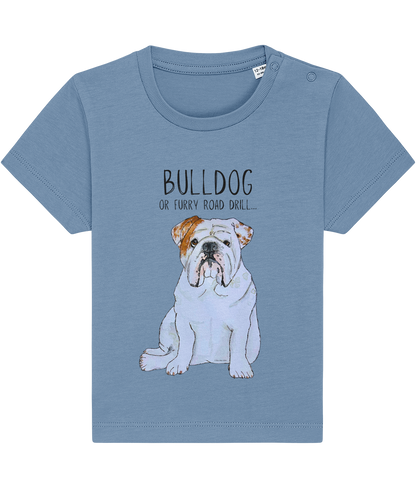 Bulldog Baby T-Shirt for Little Rebels!