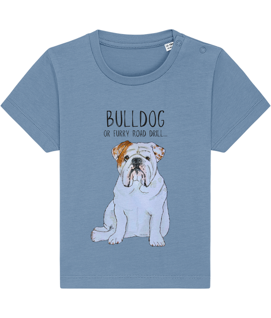 Bulldog Baby T-Shirt for Little Rebels!