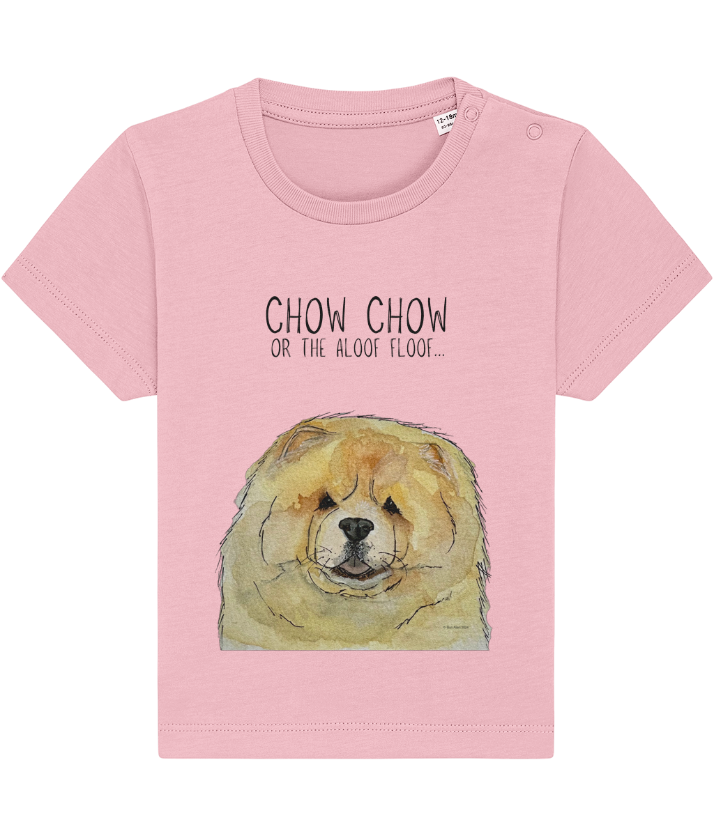 Pawsitively Adorable: Fawn Chow Chow Baby T-Shirt!