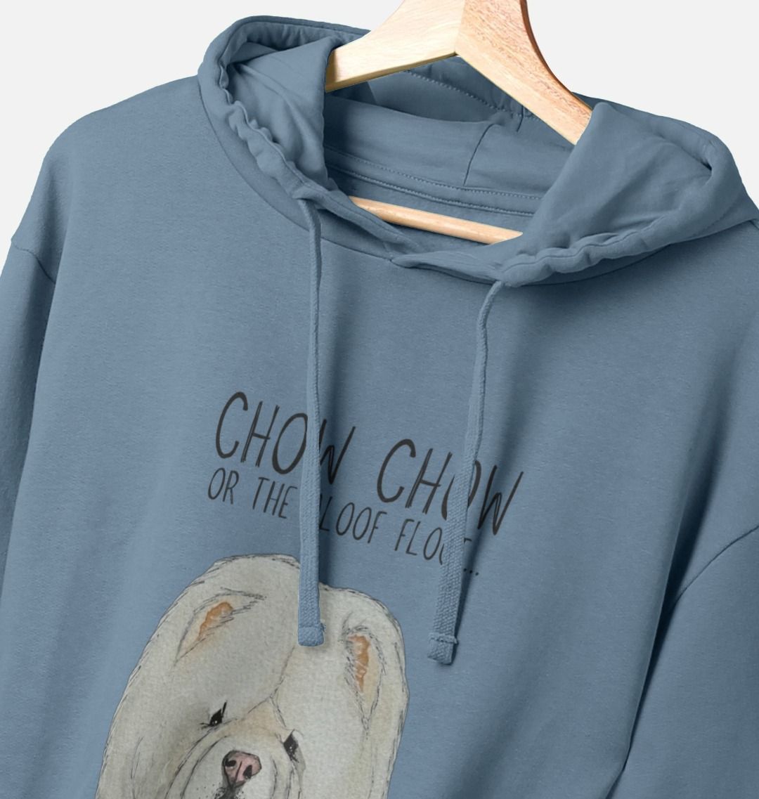 Cream Chow Chow Men's Hoodie – Cozy Up with the Aloof Floof