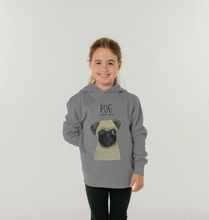 Pug-tastic Cozy Kids Hoodie – Snuggle Up in Pug Perfection!