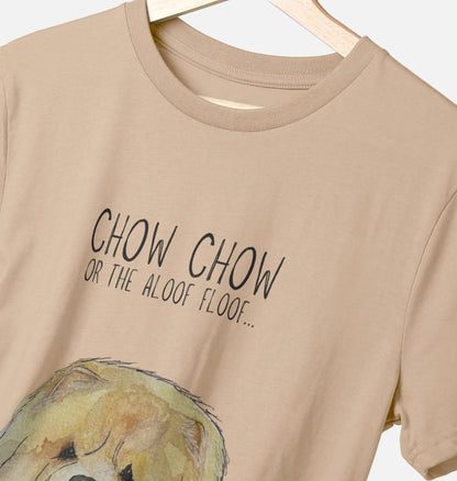 Fawn Chow Chow "Aloof Floof" Men's T-Shirt – Style with a Fluffy Twist!