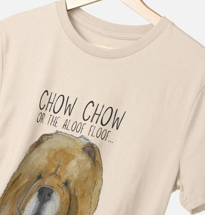 Show Off Your Aloof Floof with This Fun Red Chow Chow Tee!